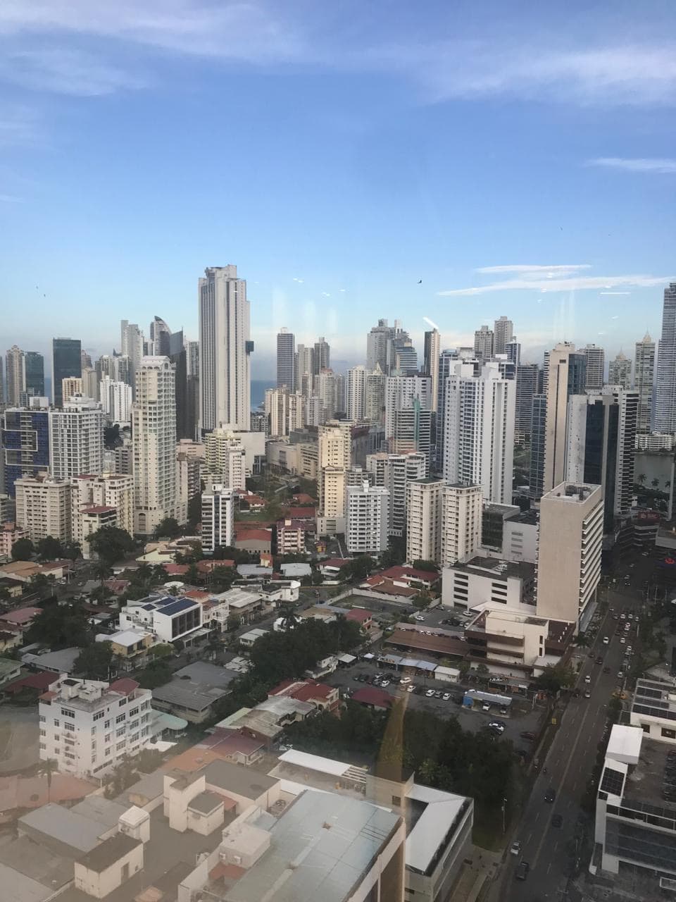 Edificios de Ciudad de Panamá vistos desde arriba